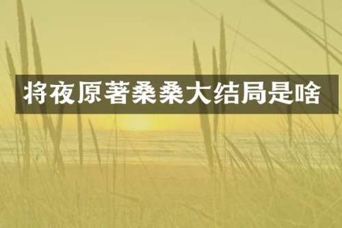 将夜原著桑桑大结局是啥