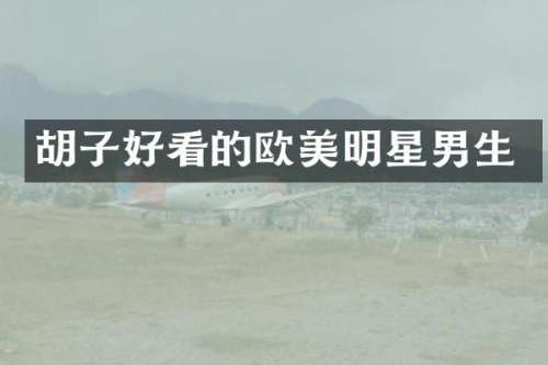 胡子好看的欧美明星男生