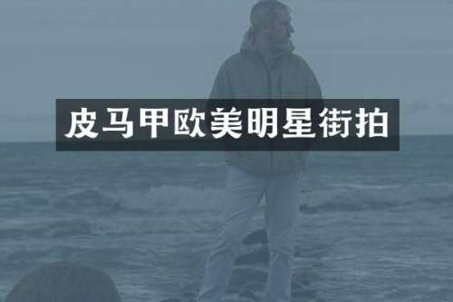 皮马甲欧美明星街拍