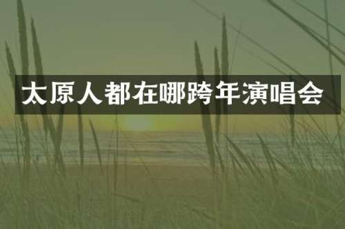 太原人都在哪跨年演唱会