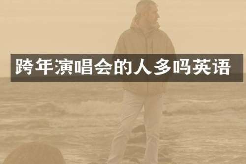 跨年演唱会的人多吗英语