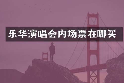 乐华演唱会内场票在哪买
