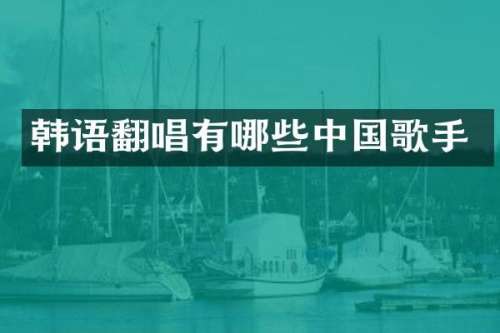 韩语翻唱有哪些中国歌手