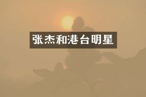张杰和港台明星