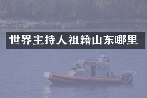 世界主持人祖籍山东哪里