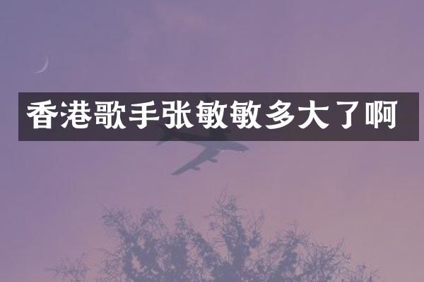 香港歌手张敏敏多大了啊