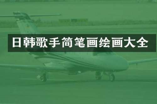 日韩歌手简笔画绘画大全