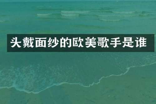 头戴面纱的欧美歌手是谁