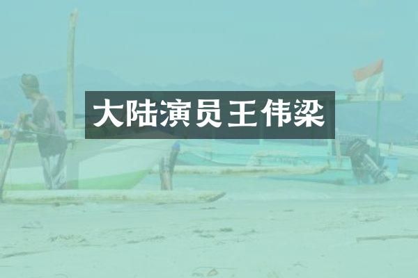 大陆演员王伟梁
