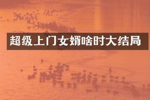 超级上门女婿啥时大结局