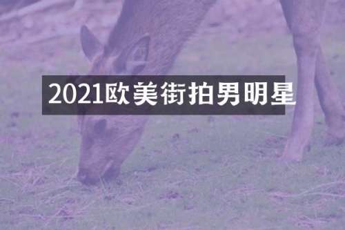 2021欧美街拍男明星
