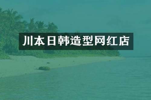 川本日韩造型网红店