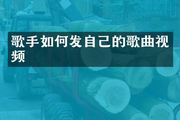 歌手如何发自己的歌曲视频