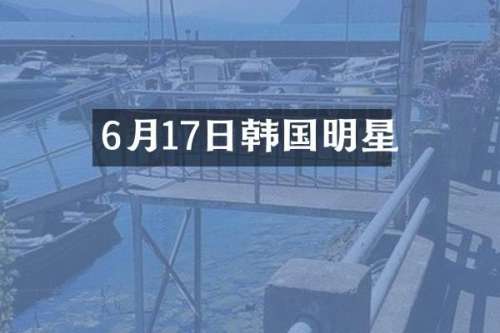 6月17日韩国明星