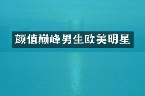 颜值巅峰男生欧美明星