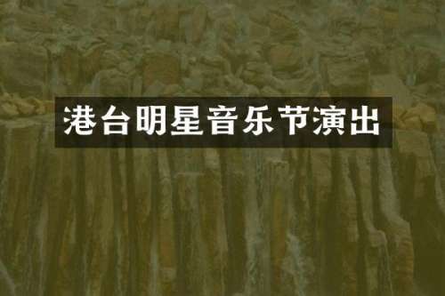 港台明星音乐节演出