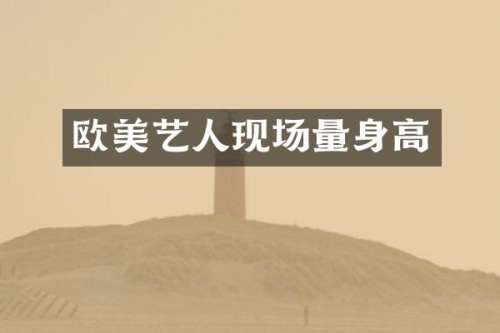 欧美艺人现场量身高