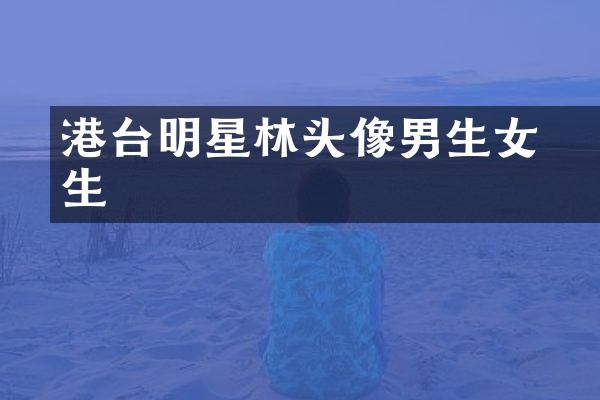 港台明星林峯头像男生女生