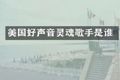 美国好声音灵魂歌手是谁