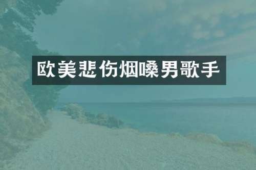 欧美悲伤烟嗓男歌手