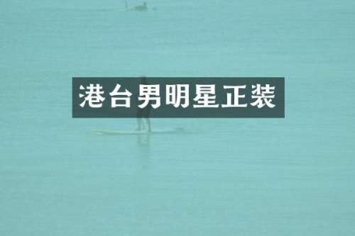 港台男明星正装