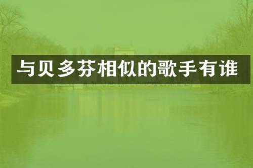 与贝多芬相似的歌手有谁
