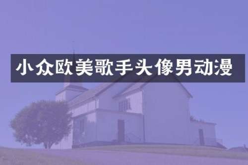 小众欧美歌手头像男动漫