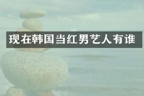 现在韩国当红男艺人有谁