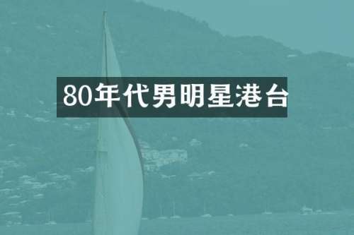 80年代男明星港台