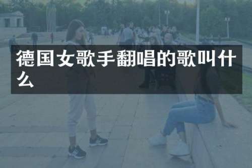 德国女歌手翻唱的歌叫什么
