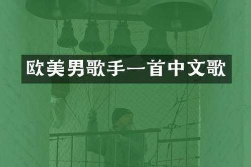 欧美男歌手一首中文歌