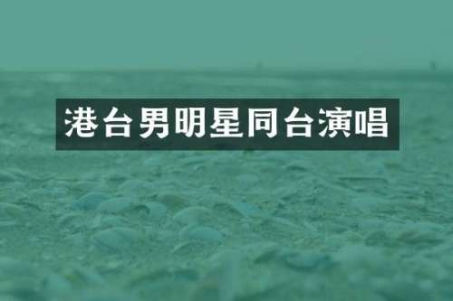 港台男明星同台演唱