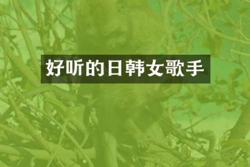 好听的日韩女歌手