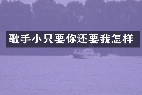 歌手小只要你还要我怎样