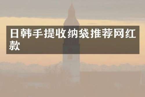 日韩手提收纳袋推荐网红款