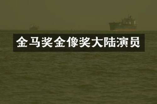 金马奖金像奖大陆演员