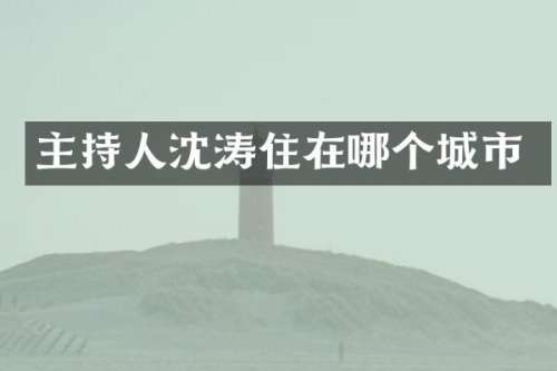 主持人沈涛住在哪个城市