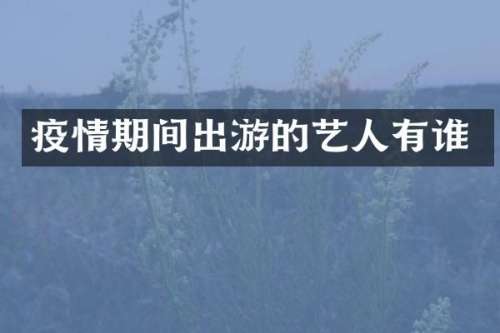 疫情期间出游的艺人有谁