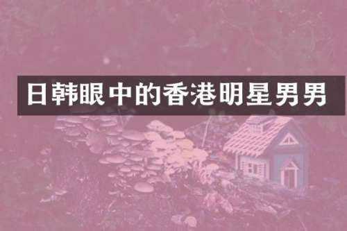 日韩眼中的香港明星男男