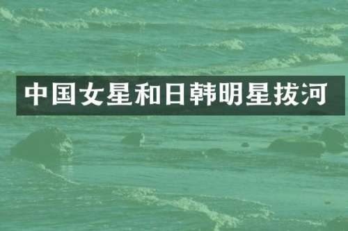 中国女星和日韩明星拔河