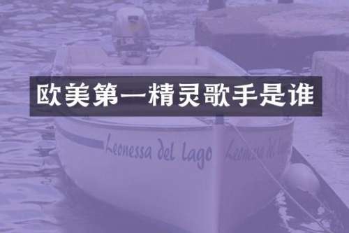 欧美第一精灵歌手是谁