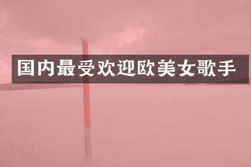 国内最受欢迎欧歌手