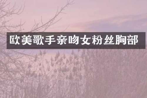 欧美歌手亲吻女粉丝部