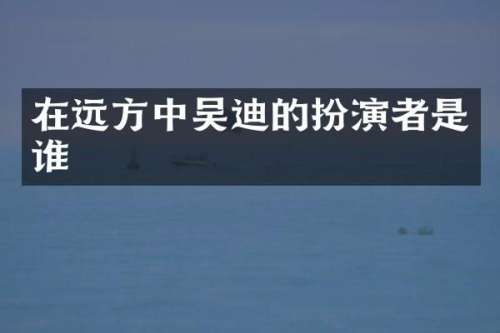 在远方中吴迪的扮演者是谁