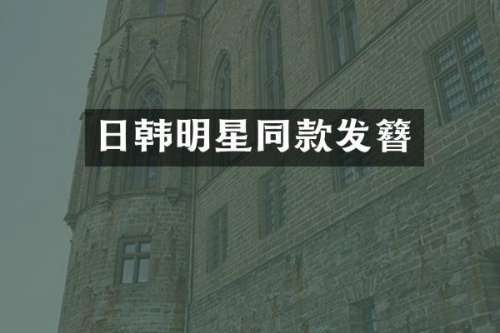 日韩明星同款发簪
