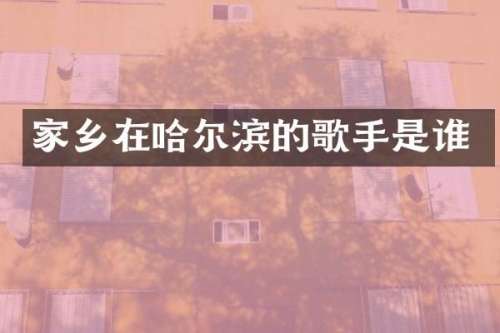 家乡在哈尔滨的歌手是谁