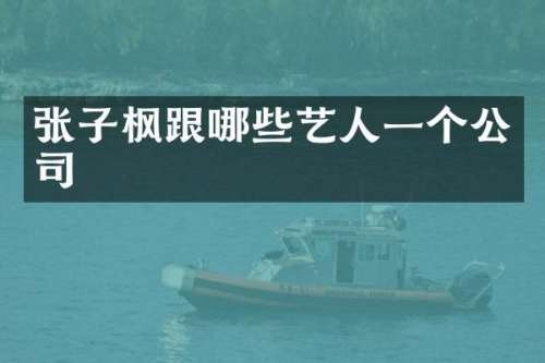 张子枫跟哪些艺人一个公司