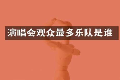 演唱会观众最多乐队是谁