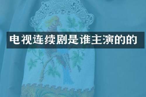 电视连续剧是谁主演的的