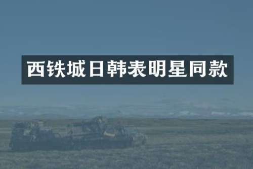 西铁城日韩表明星同款